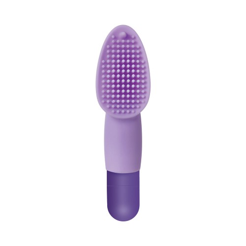 Evolved Fingerific Vibrador de Silicona Recargable para Dedos Púrpura