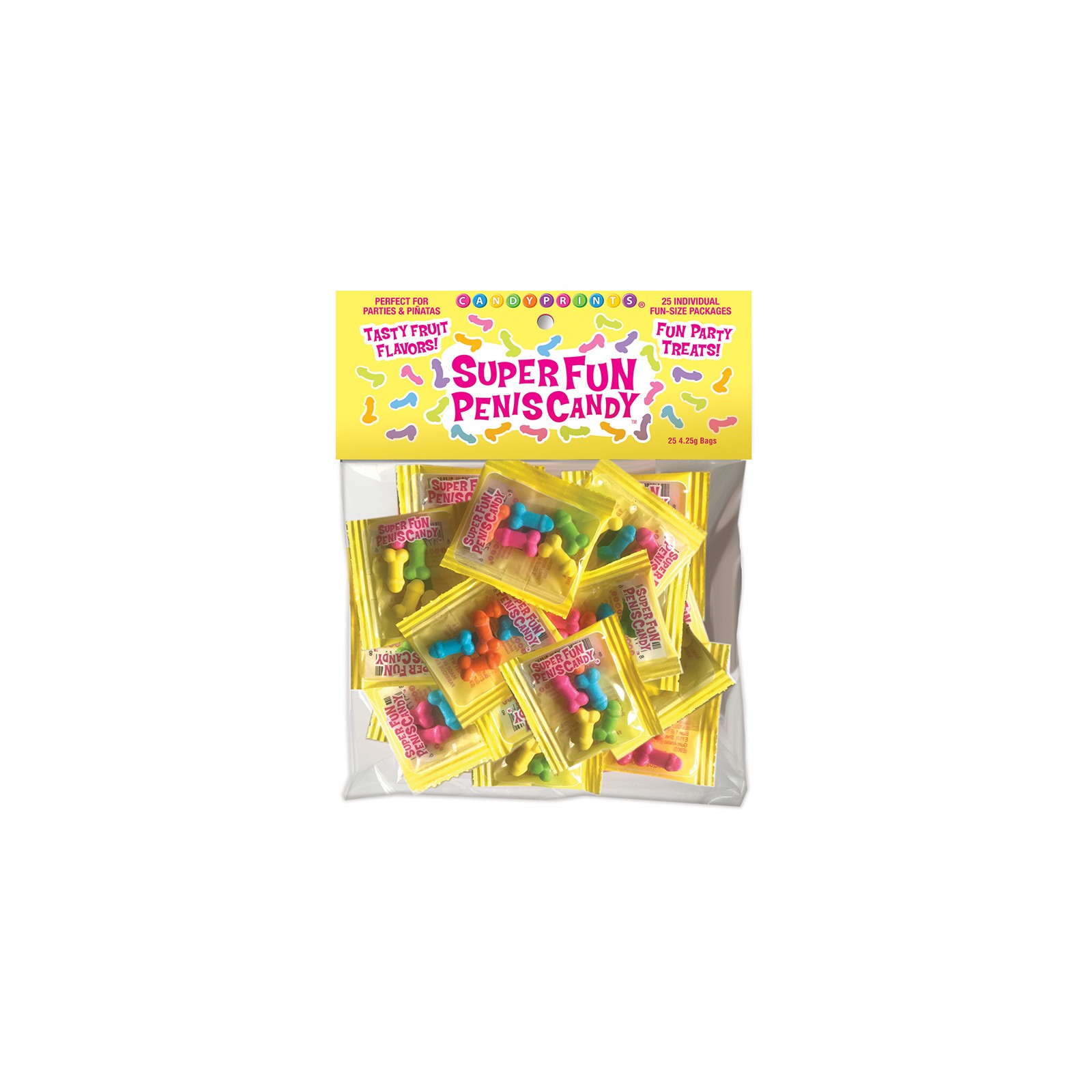 Super Fun Penis Candy Bag of 25