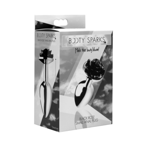 Plug Anal Rosa Negra Booty Sparks para Juego Aventurero