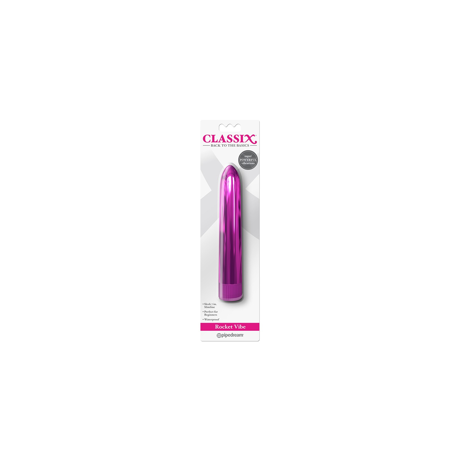 Vibrador Slimline Rocket Vibe de Pipedream Classix