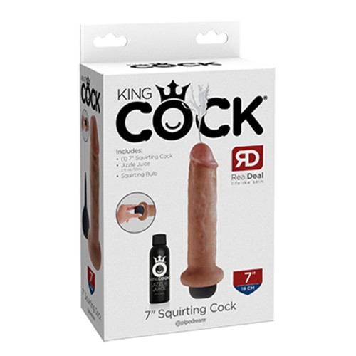 Pipedream King Cock 7 in. Squirting Dildo - Realistic Pleasure