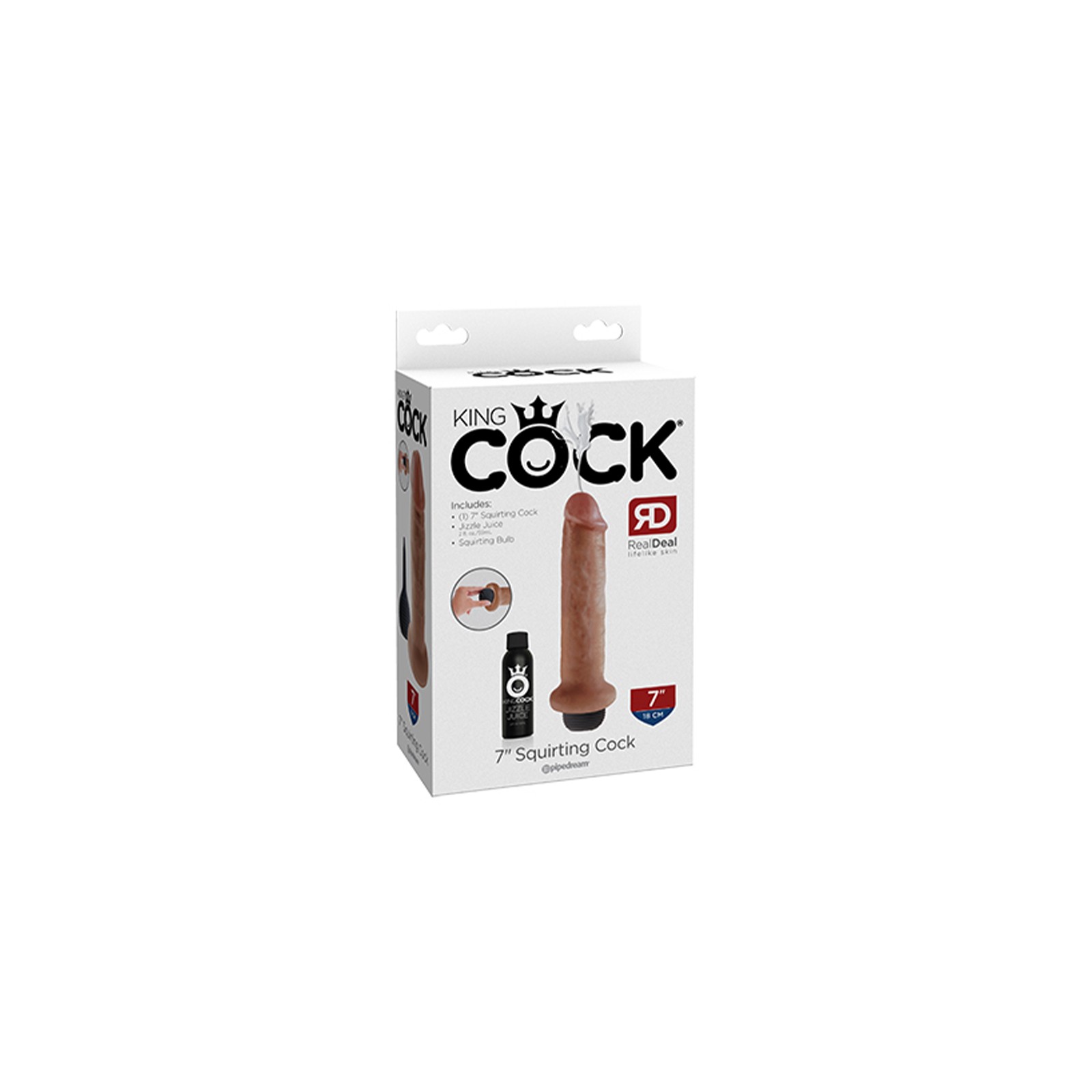 Dildo Realista Pipedream King Cock 7 in. - Placer Realista