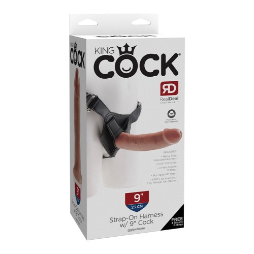 Pipedream King Cock Strap-on Harness with 9 in. Cock