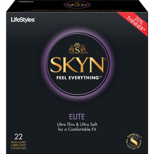 Condones LifeStyles SKYN Elite 22 Pack