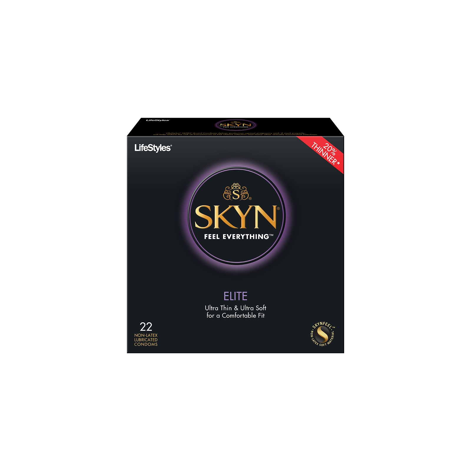 Condones LifeStyles SKYN Elite 22 Pack