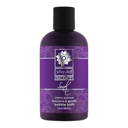 Sliquid Balance Baño Espumoso Flor de Cerezo 8.5 oz - Experiencia de Spa