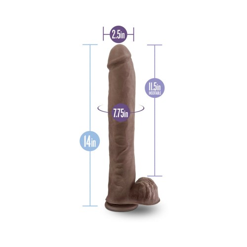 Dildo Au Naturel Daddy de 14 in.