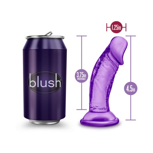 Dildo Suave y Pequeño 4 in. Púrpura