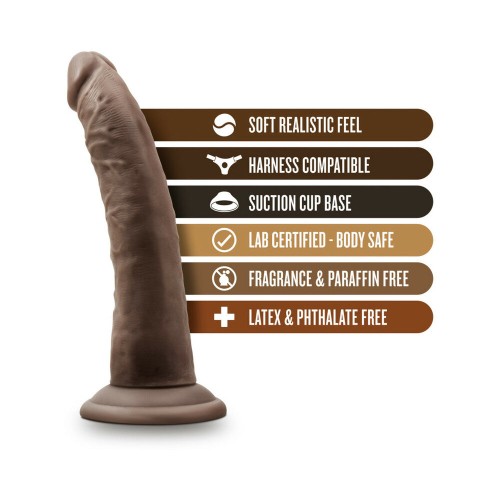 Dildo Realista Dr. Skin 7 Pulgadas Marrón