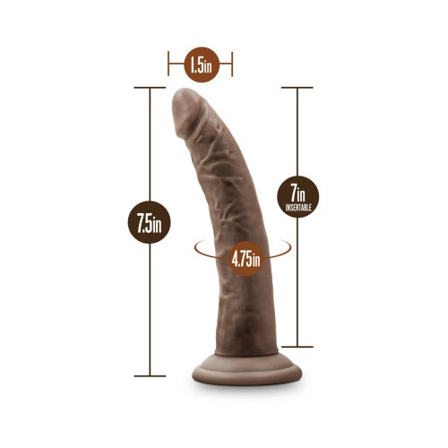 Dildo Realista Dr. Skin 7 Pulgadas Marrón