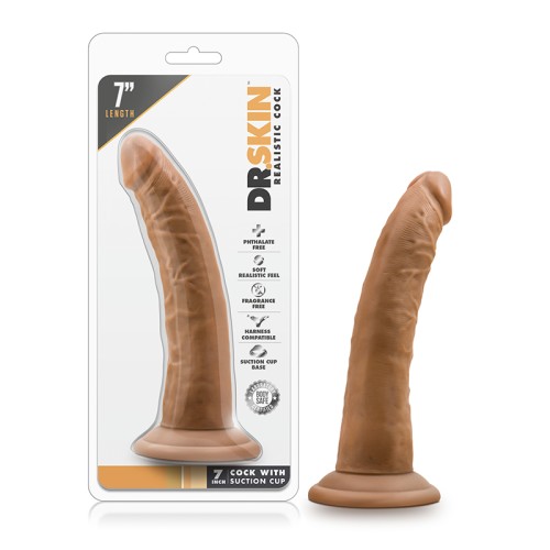 Dr. Skin Realistic 7in Dildo Tan