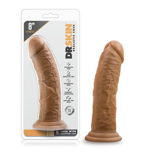 Dildo Realista de 8 Pulgadas Dr. Skin para Máximo Placer