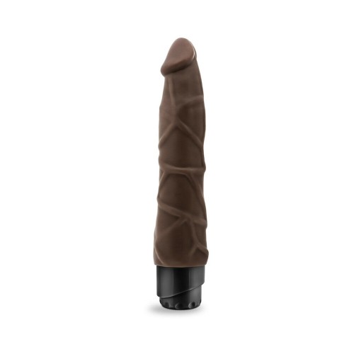 Dr. Skin Vibe 1 Realistic Vibrating Dildo Brown