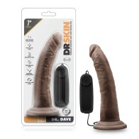 Dr. Skin Dr. Dave 7 Inch Vibrating Dildo