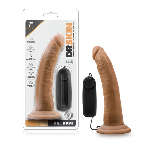 Dr. Skin Dr. Dave Realistic Vibrating Dildo for Pleasure