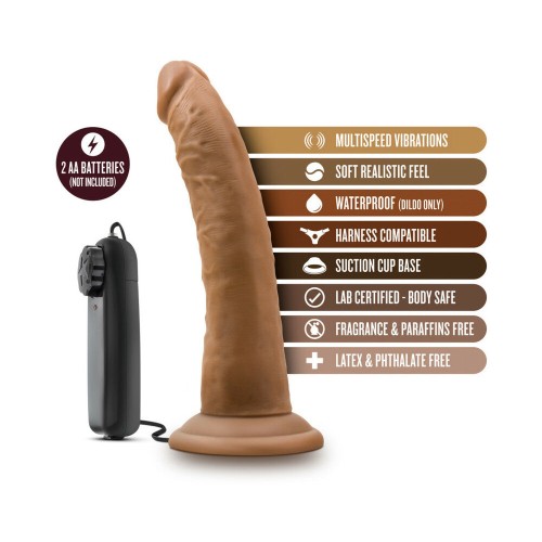 Dildo Vibrante Realista Dr. Skin Dr. Dave para Placer