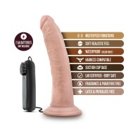 Dr. Skin Dr. Dave Dildo Vibrador Realista de 7 Pulgadas Beige