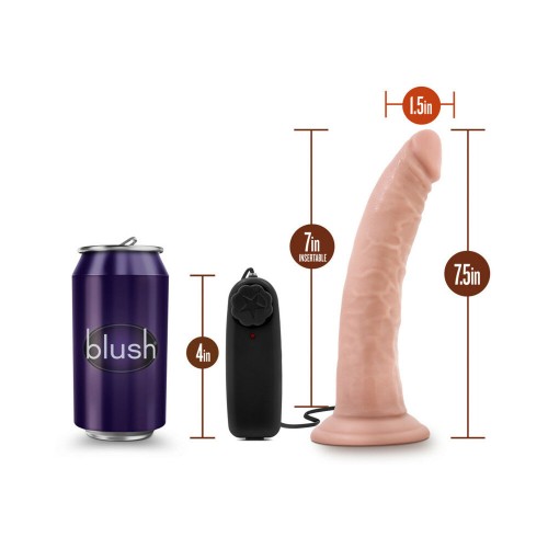 Dr. Skin Dr. Dave Dildo Vibrador Realista de 7 Pulgadas Beige