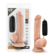 Dr. Skin Dr. Jay Realistic Vibrating Dildo with Balls Beige