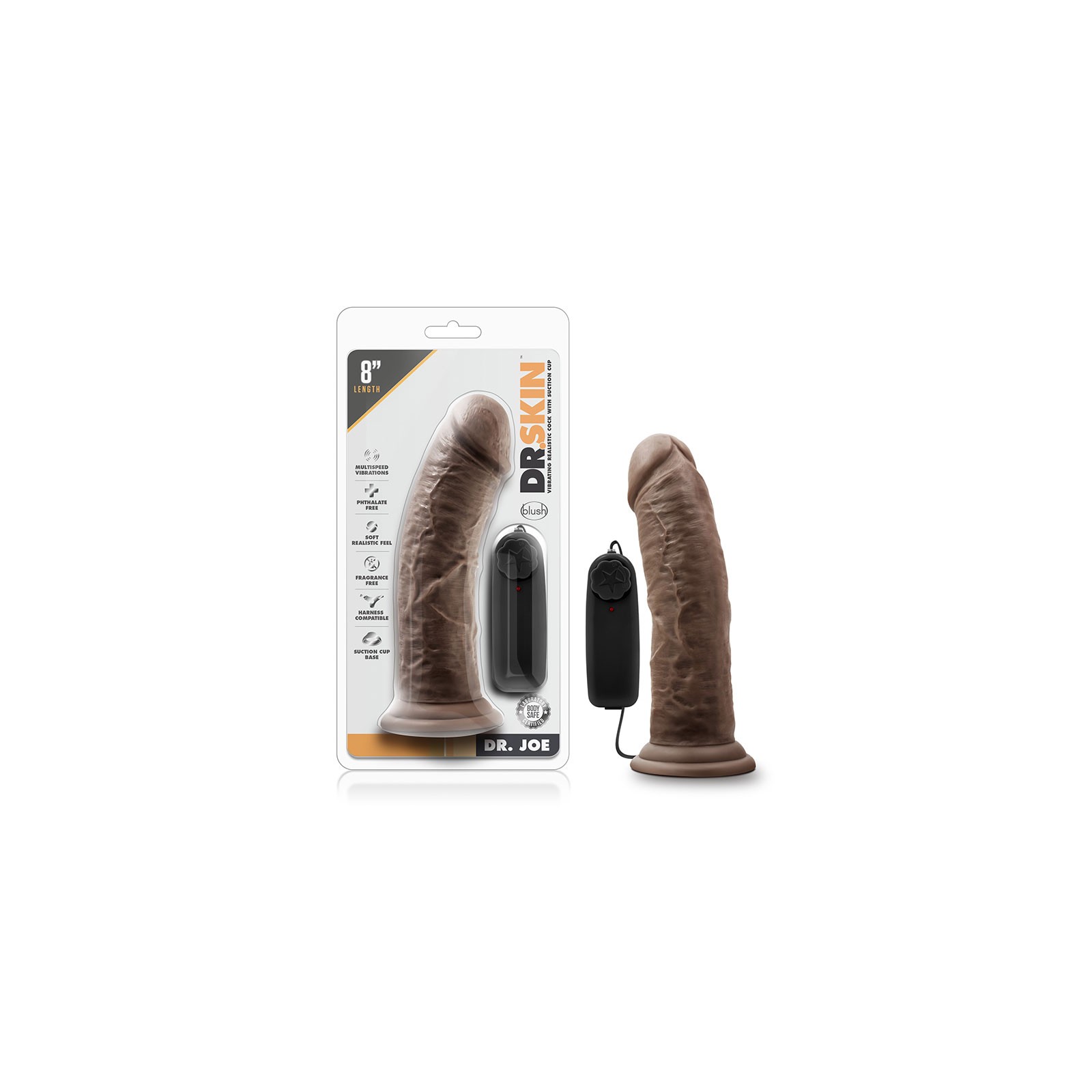 Dr. Skin Dr. Joe Dildo Vibrante de 8in