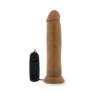 Dr. Skin Dr. Throb Dildo Vibrador de 9.5 in. Color Tan