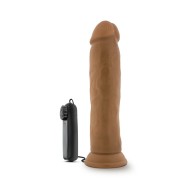 Dr. Skin Dr. Throb Dildo Vibrador de 9.5 in. Color Tan