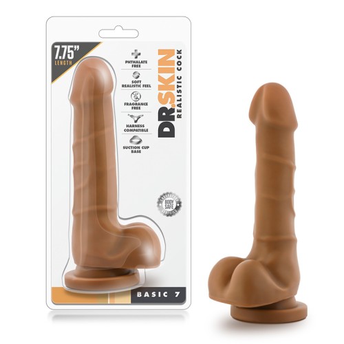 Dr. Skin Basic 7 Realistic Dildo with Balls