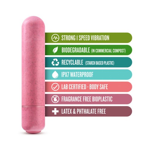 Gaia Eco Bullet Single-Speed Vibrator Coral - Sustainable Pleasure