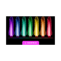 Dildo Vibrador Molly que Cambia de Color 8 Pulgadas