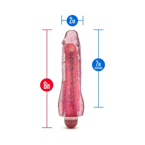 Dildo Vibrador Molly que Cambia de Color 8 Pulgadas