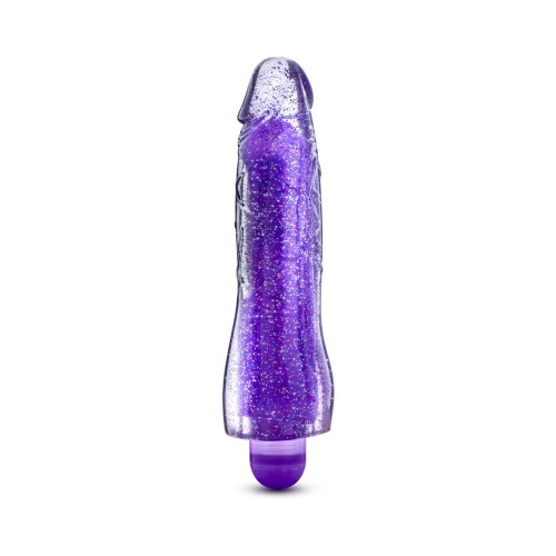 Glow Dicks Molly Color Changing Vibrating Dildo - 8 in. Purple