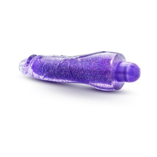 Glow Dicks Molly Color Changing Vibrating Dildo - 8 in. Purple