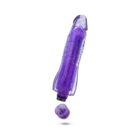 Glow Dicks Molly Color Changing Vibrating Dildo - 8 in. Purple