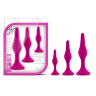 Kit de Plug de Principiantes Luxe Rosa - 3 Piezas