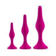 Kit de Plug de Principiantes Luxe Rosa - 3 Piezas