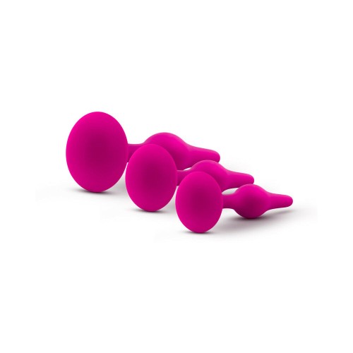 Kit de Plug de Principiantes Luxe Rosa - 3 Piezas