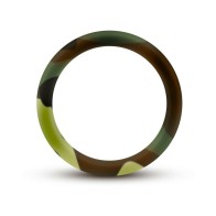 Performance Silicone Camo Cock Ring Green