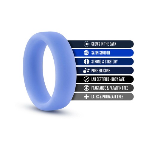 Performance Silicone Glo Cock Ring for Ultimate Comfort