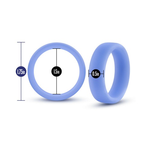 Performance Silicone Glo Cock Ring for Ultimate Comfort