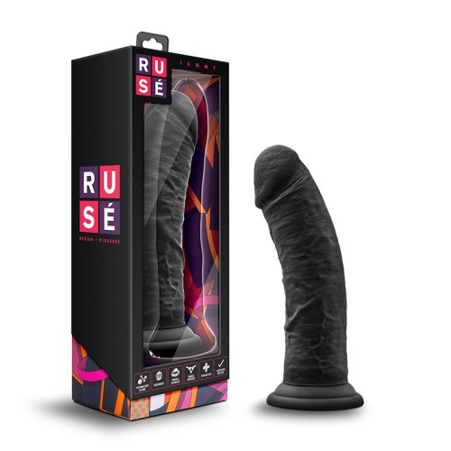 Ruse Jammy Dildo Realista de Silicona Negra