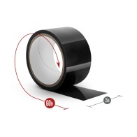 Temptasia Bondage Tape 60 ft Black