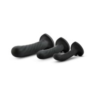 Kit Temptasia Twist Set de Dildos de Silicona de 3 Piezas Negro