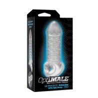 OptiMALE Thin Extender with Ball Strap for Enhanced Pleasure