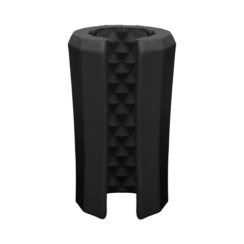 OptiMALE TRUSKYN Beaded Silicone Stroker Black