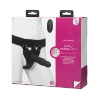 Set de Strap-On Dong Hueco Slim con Vibrador Clitoriano