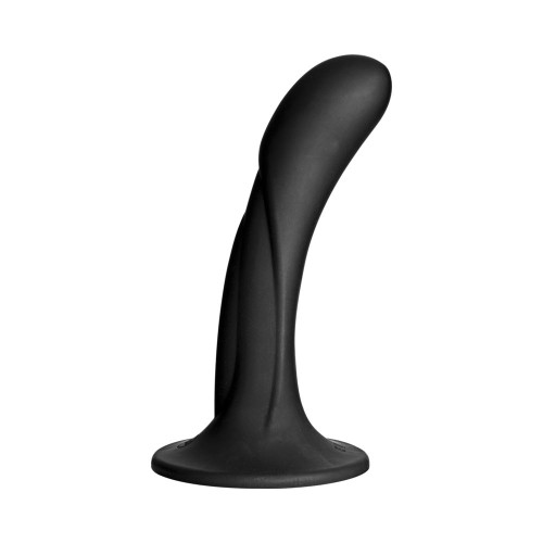 Vac-U-Lock G-Spot Silicone Dildo Attachment - Black