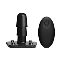 Vac-U-Lock Arnés Supremo con Plug Vibrante Negro