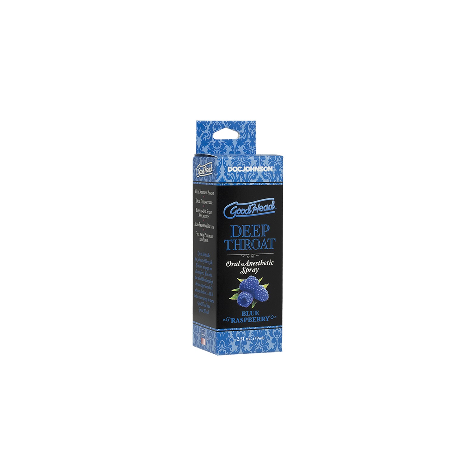 GoodHead Deep Throat Spray Blue Raspberry