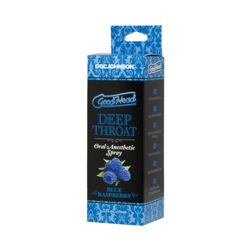 GoodHead Deep Throat Spray Blue Raspberry