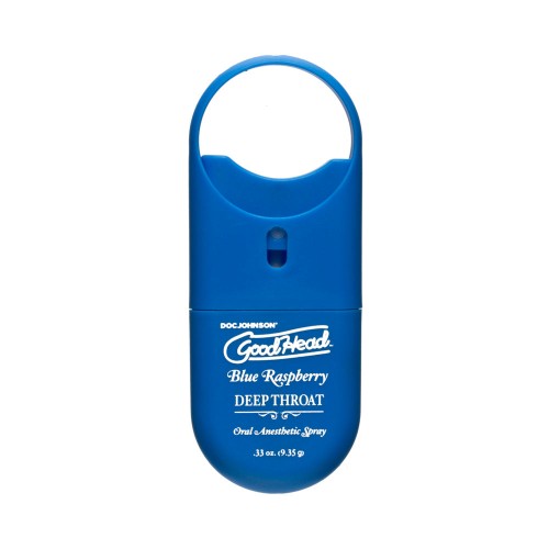 GoodHead Spray para Garganta Profunda Sabor Frambuesa Azul